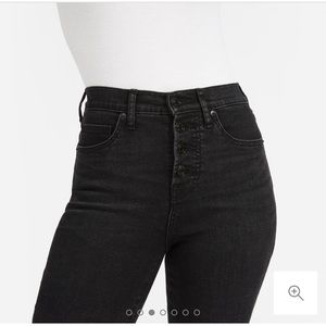 Everlane Stretch High-Rise Skinny Button Fly 27